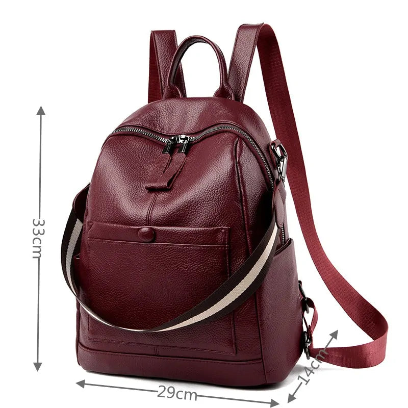 Women's Leather Backpacks - RRITAAJSHOP