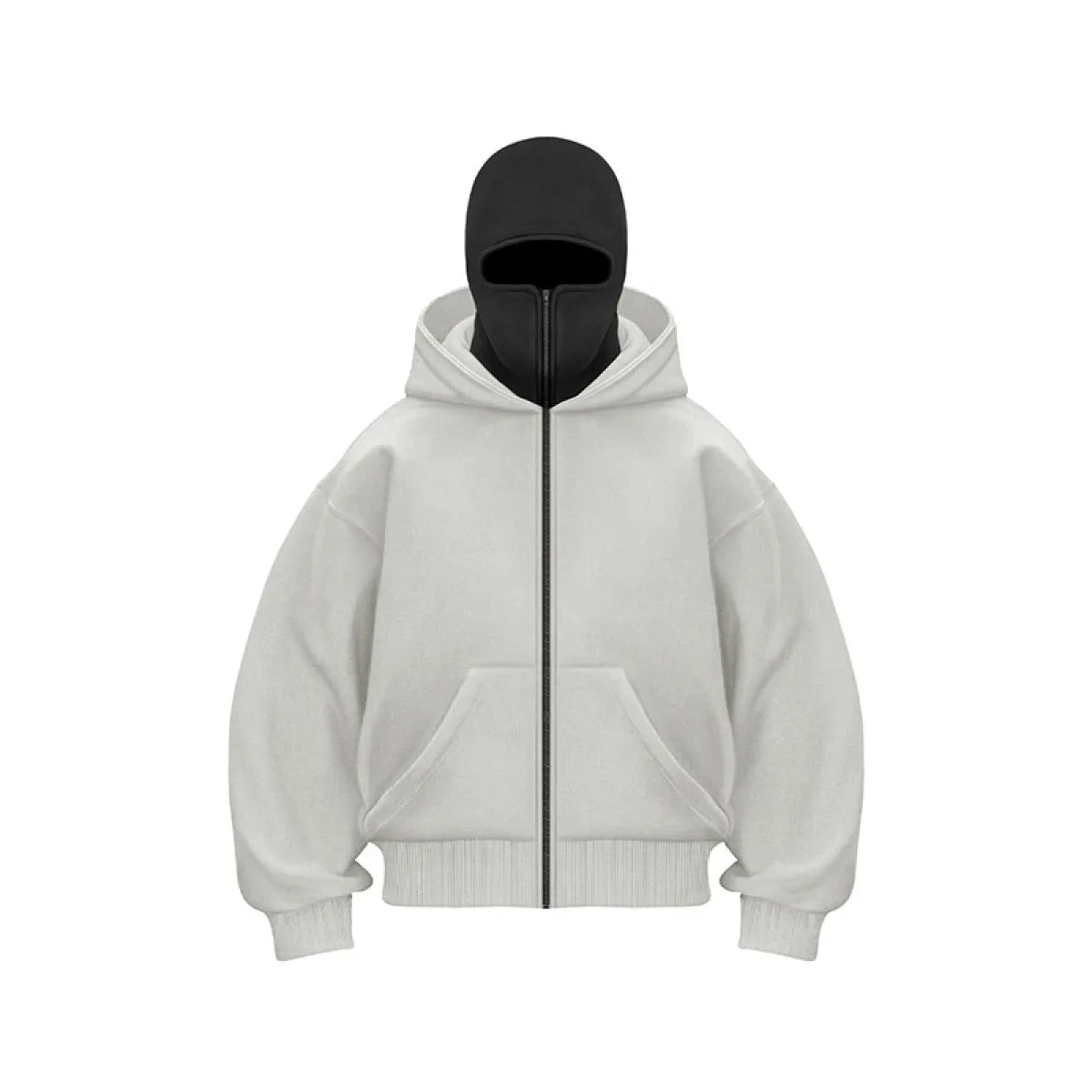 Fleece-lined Double Hooded Sweater - RRITAAJSHOP