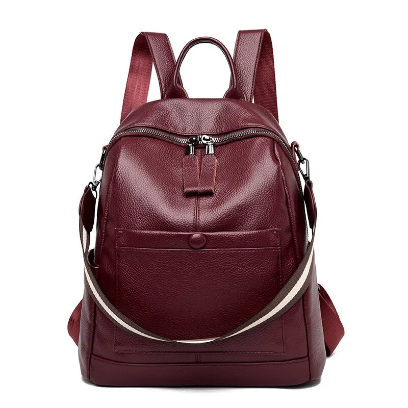 Women's Leather Backpacks - RRITAAJSHOP