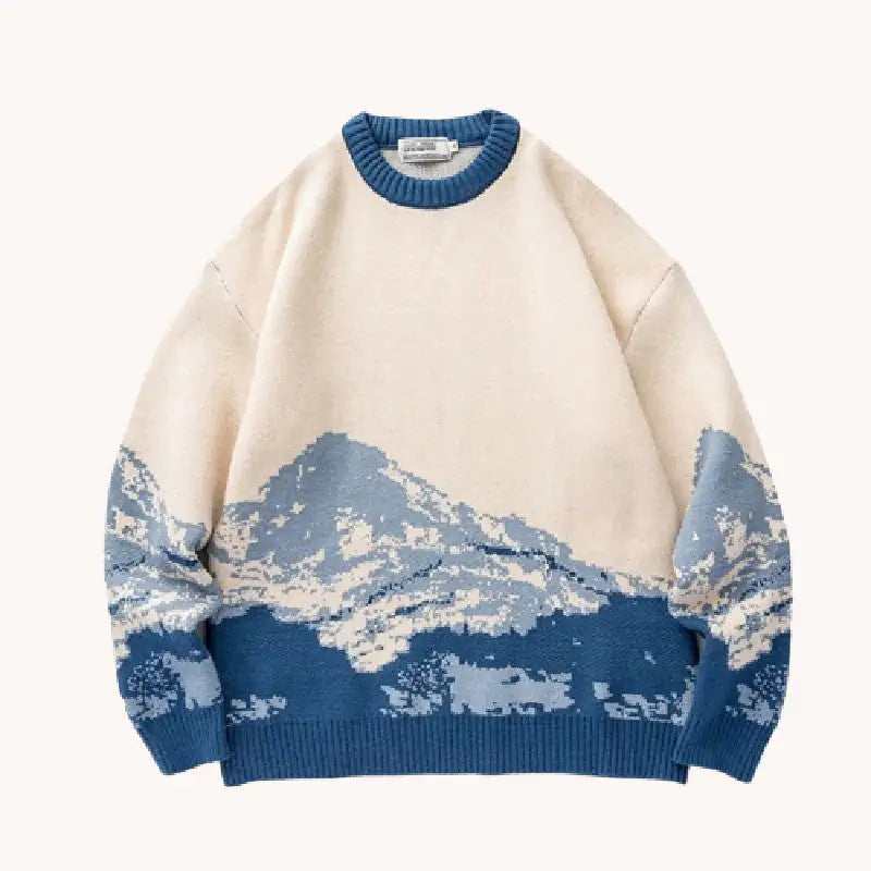 Mountain Graphic Sweater - RRITAAJSHOP