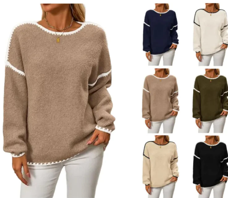 Cozy Pullover Sweater for Fall and Winter - RRITAAJSHOP