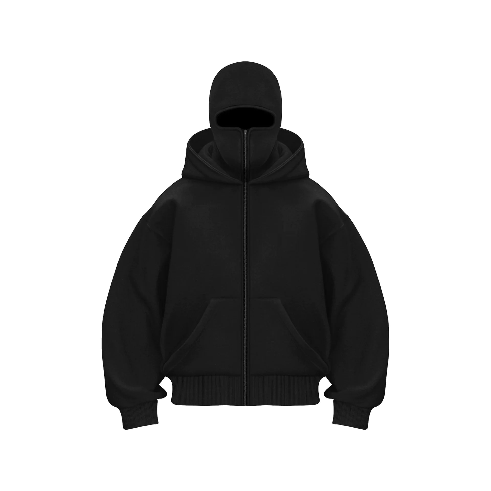 Double Hood Fleece-Lined Sweater - RRITAAJSHOP