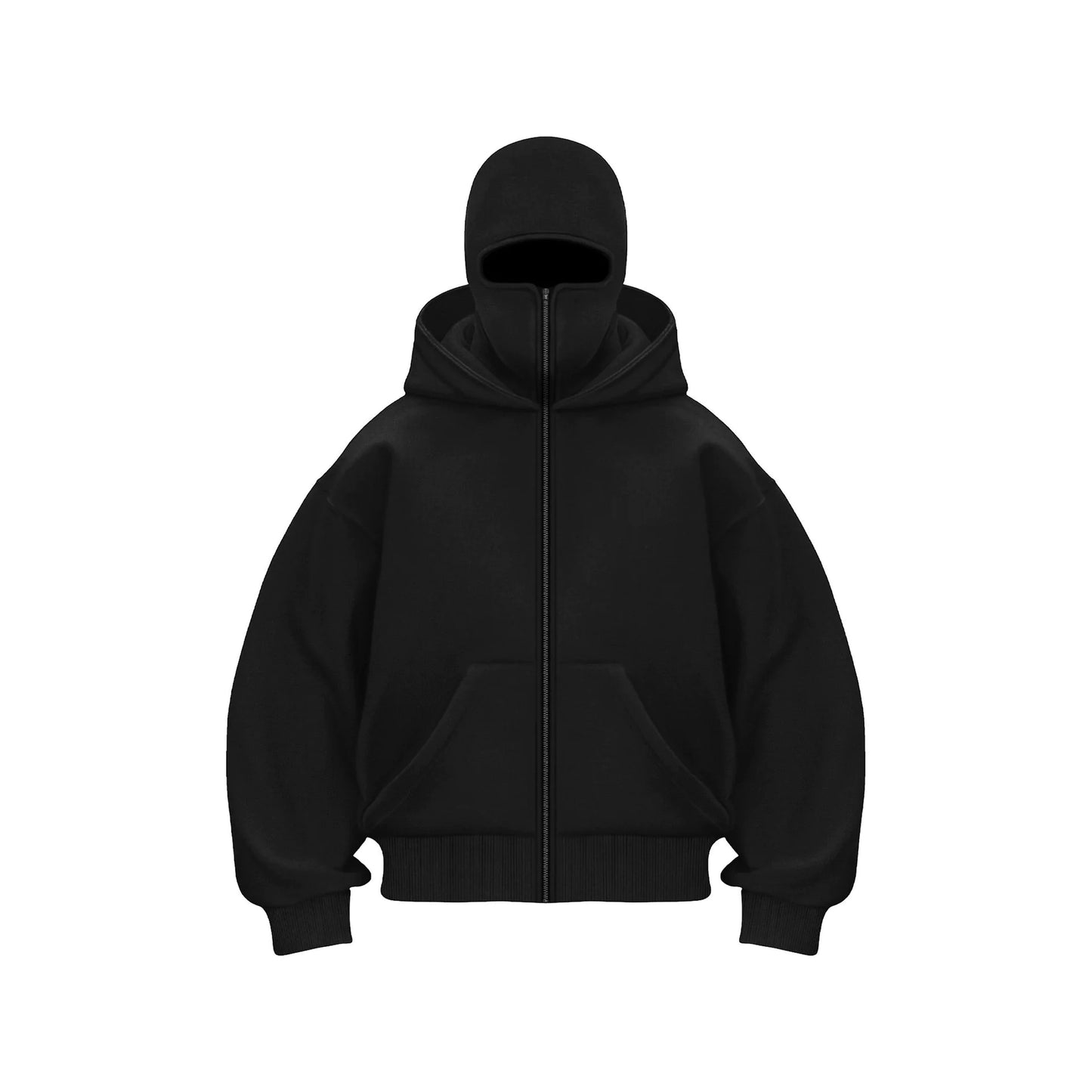 Double Hood Fleece-Lined Sweater - RRITAAJSHOP