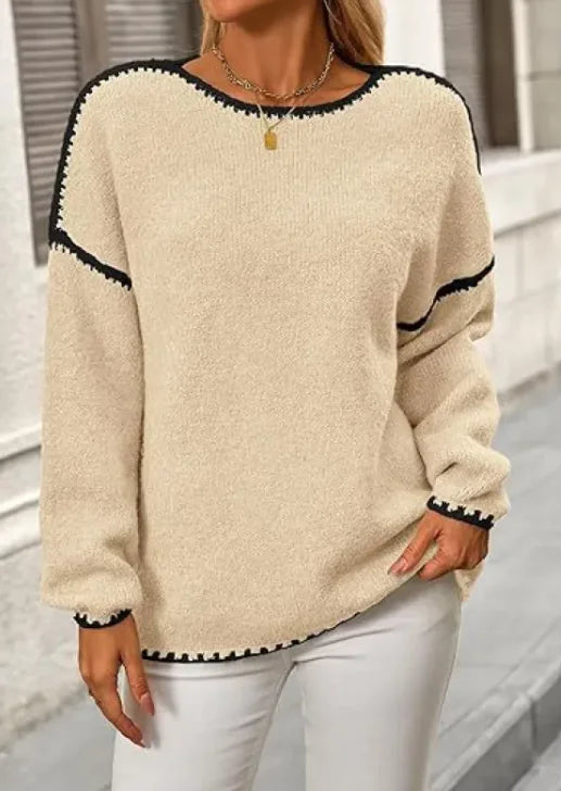 Cozy Pullover Sweater for Fall and Winter - RRITAAJSHOP