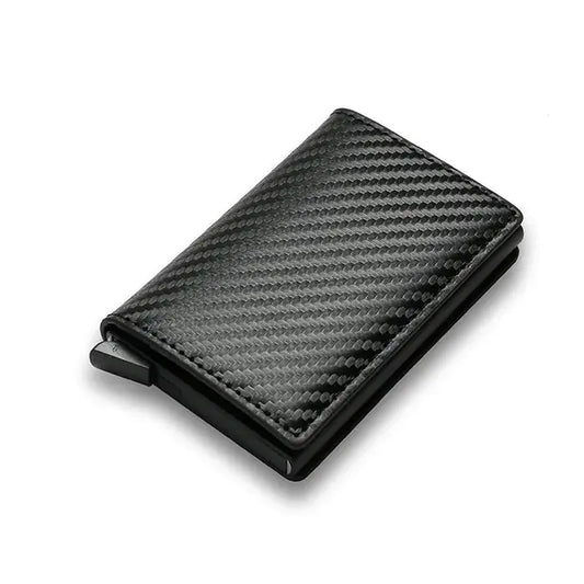 RFID Black Magic Trifold Leather Slim Mini Wallet - RRITAAJSHOP