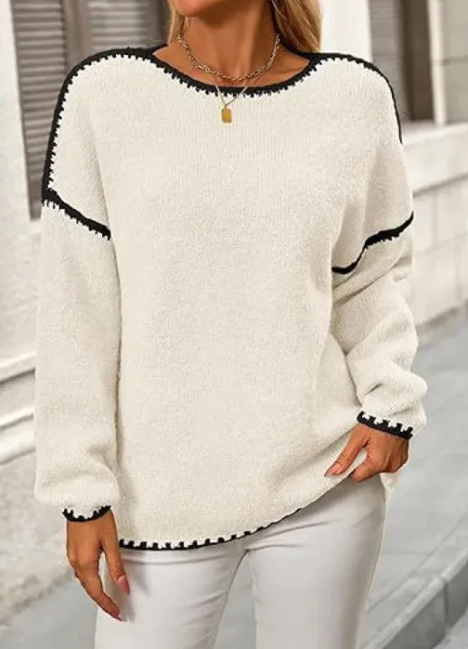 Cozy Pullover Sweater for Fall and Winter - RRITAAJSHOP