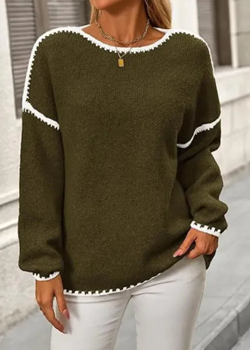 Cozy Pullover Sweater for Fall and Winter - RRITAAJSHOP