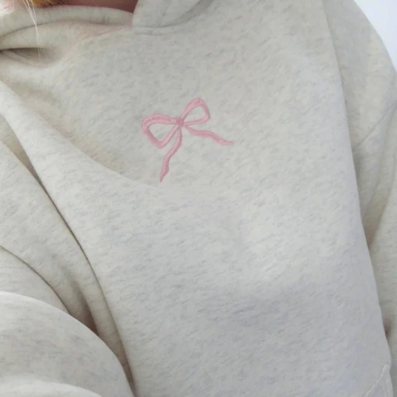 Viral Pink Bow Hoodie - RRITAAJSHOP