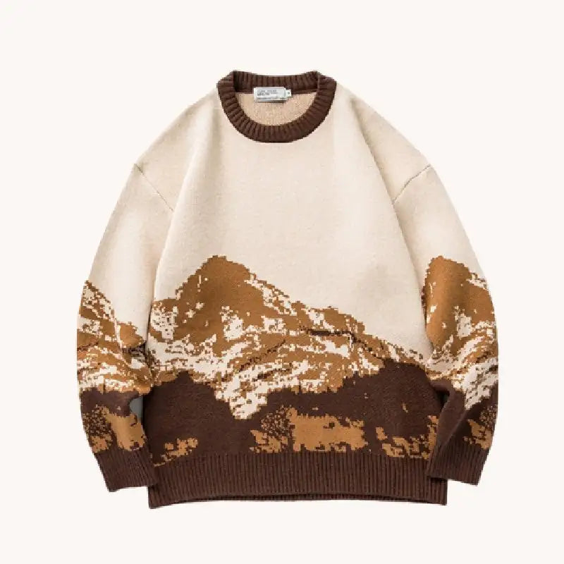 Mountain Graphic Sweater - RRITAAJSHOP