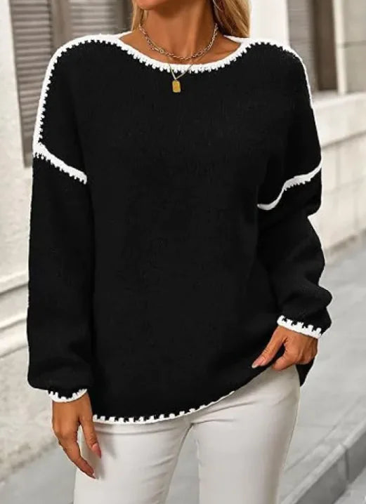 Cozy Pullover Sweater for Fall and Winter - RRITAAJSHOP