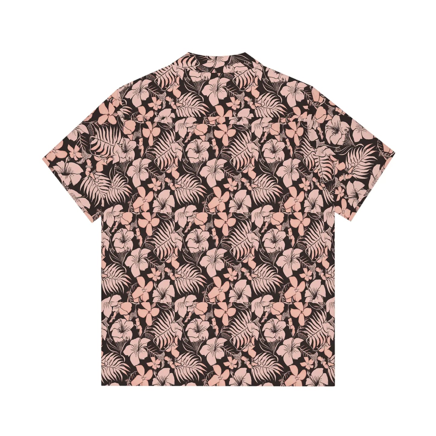 Men's Pink Floral Hawaiian Shirt - RRITAAJSHOP